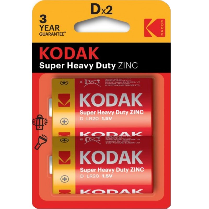 Батарейка Kodak Extra R20 на блистере