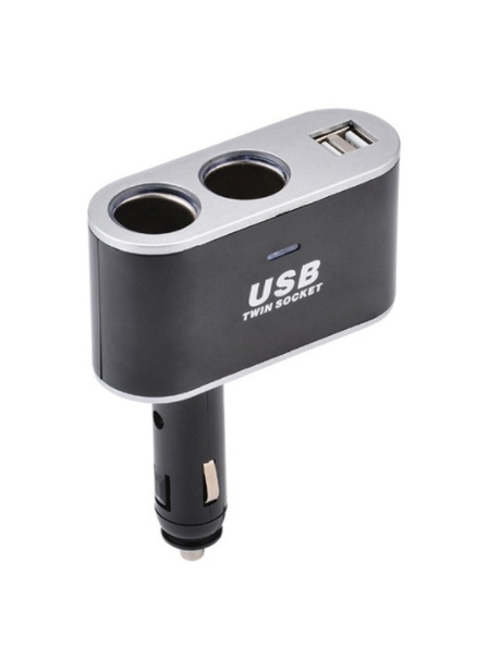 Разветвитель автоприкуривателя на 2+2USB WF-0100-2