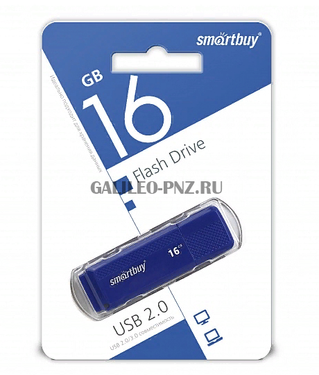 Smartbuy USB флеш-накопитель 16GB Dock Series Blue