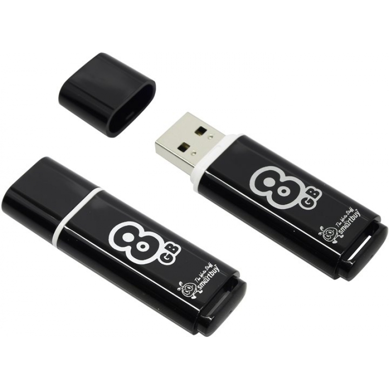 Smartbuy USB флеш-накопитель 8GB Glossy Series Black