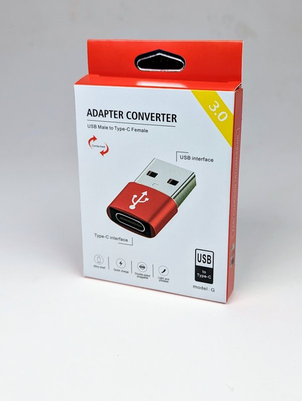 Переходник Type-C гнездо - USB A O-6