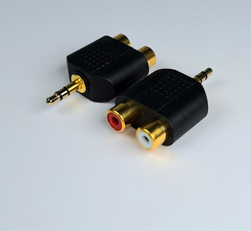 Переходник штекер 3.5mm-2RCA