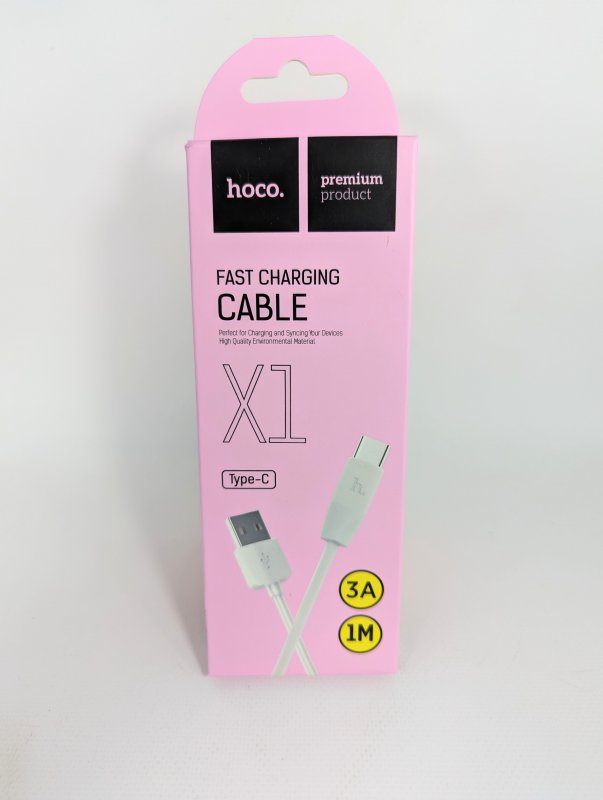 Шнур Type-c hoco. X1 3A 1м 