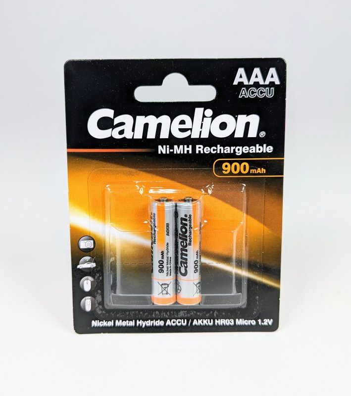 Аккумуляторная батарейка Camelion AAA 900mAh
