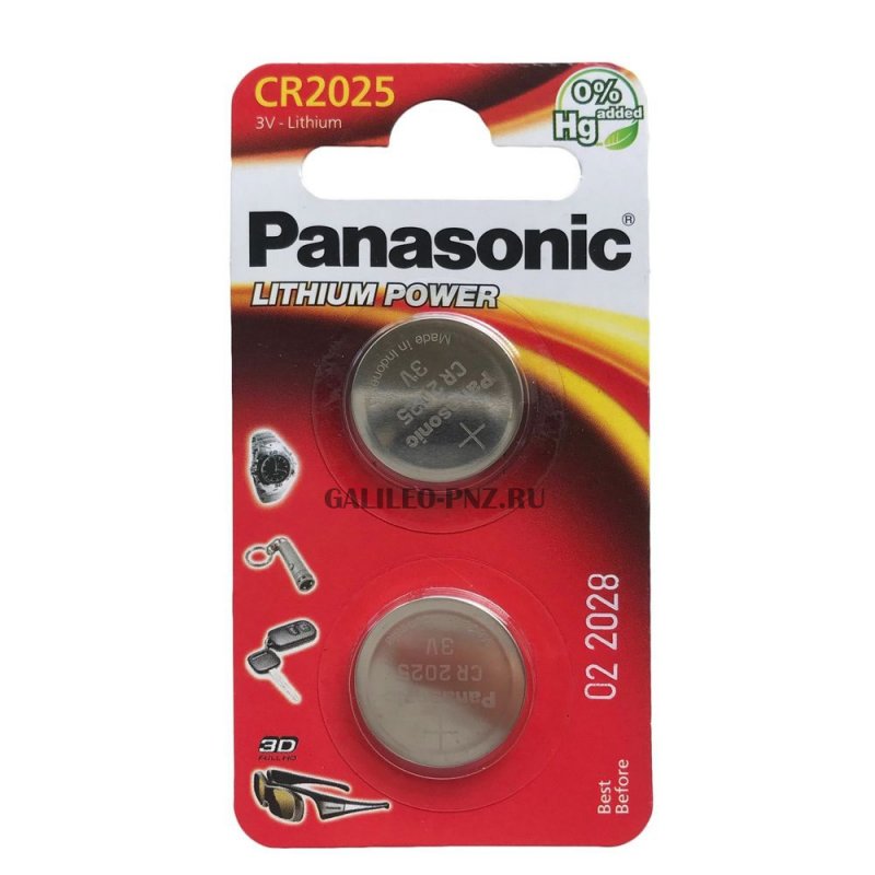 Батарейка Panasonic CR2025