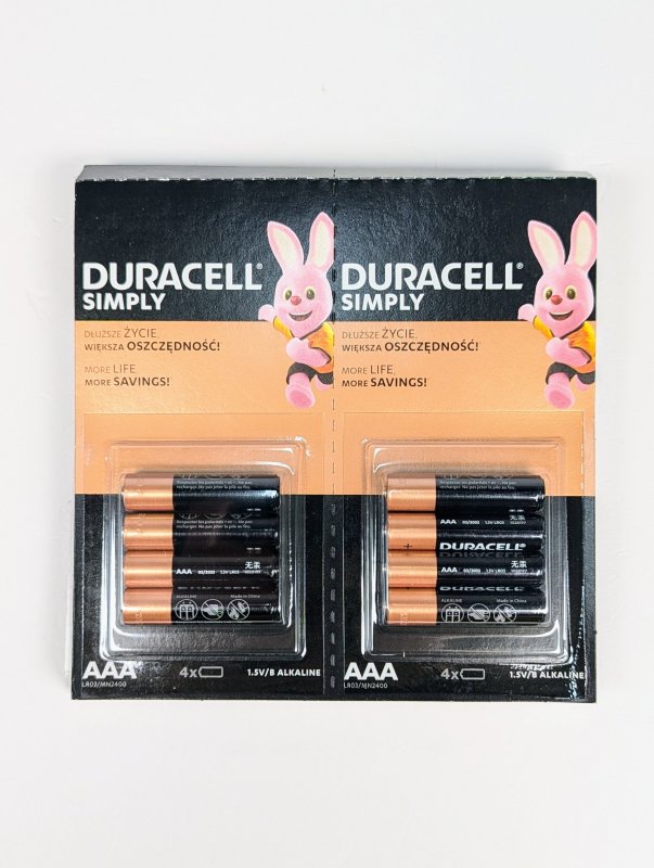 Батарейка мизинчиковая Duracell LR03 блистер