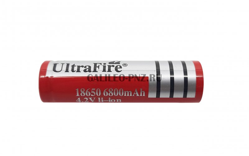 Литиевый аккумулятор (18650) 6800mAh UltraFire 4.2V