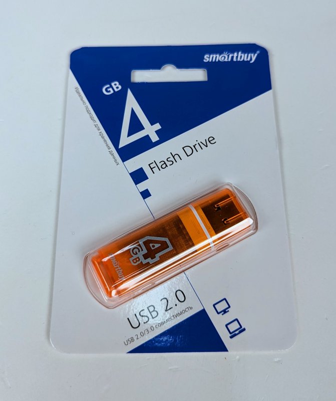 Smartbuy USB флеш-накопитель 4GB Flash Drive Orange