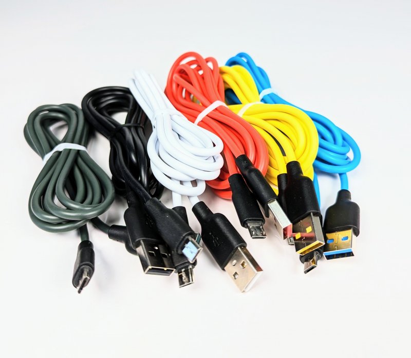 Шнур microUSB силикон M5 2м