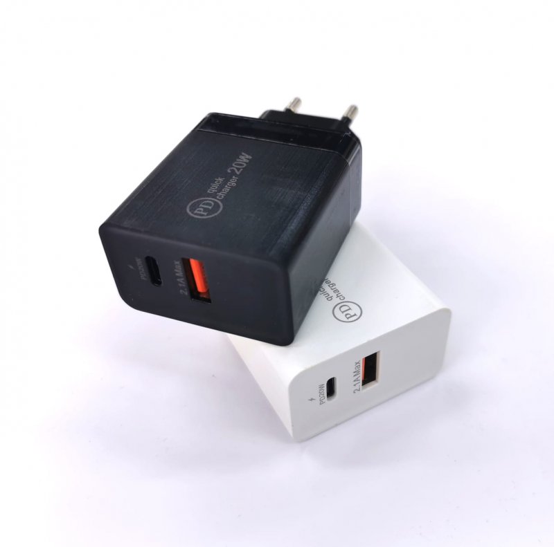 Сетевой адаптер USB+Type-C APD-889 20W 3,4А