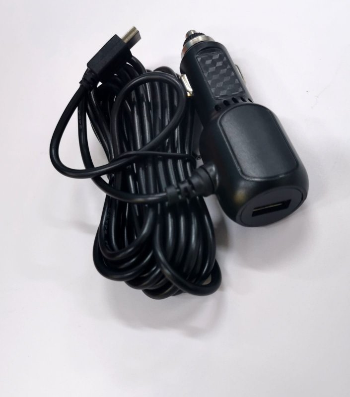 АЗУ mini USB12-24V +USB 5v/3А 3м 