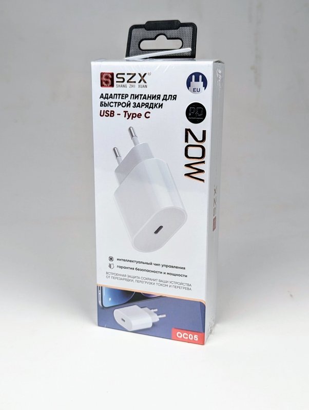 Сетевой USB адаптер SZX OC05 3.0 A  20W