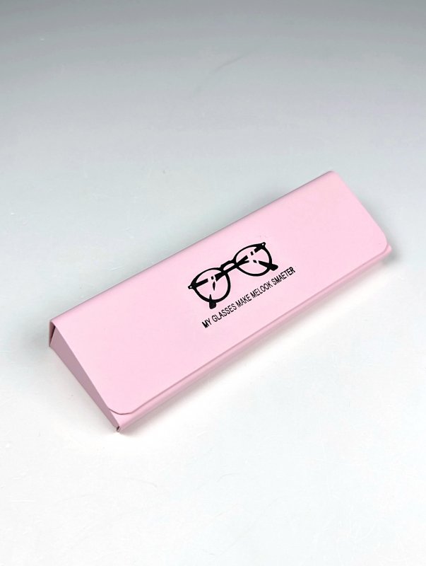 Футляр для очков на магните My Glasses матовый розовый