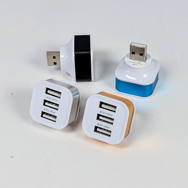 Переходник USB-гн.-3 USB гн. LYK-884