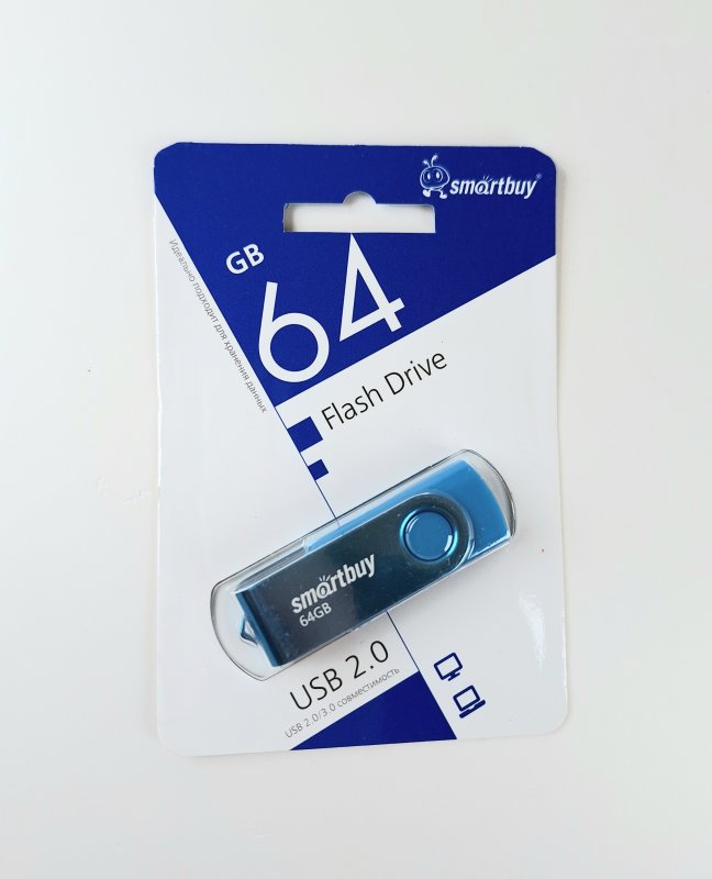 Smartbuy USB флеш-накопитель 64GB Twist Blue